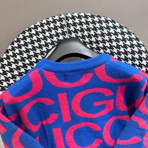 Gucci wool blend sweater in hot pink